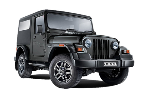 Mahindra Thar Closed Roof available for hire in Goa. Best car rental deals. Reserve now!