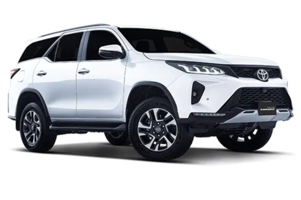 Premium Toyota Fortuner Legender for rent in Goa. Best self-drive car rental at Goa Airport. Book now!